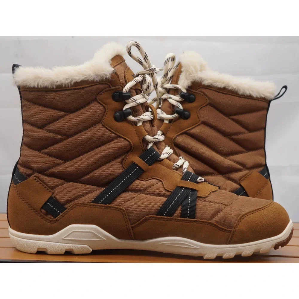 Xero Shoes Alpine Women's Waterproof Snow Boot Brown Faux Fur Lined Sz 10.5US - Picture 7 of 10